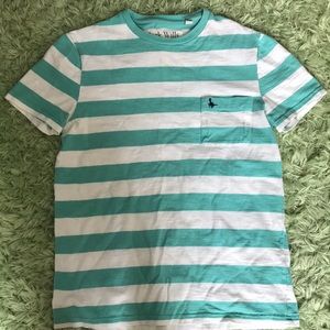 Green and White Stripe Jack Wills Shirt